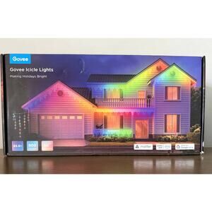 SEALED Govee Smart RGBIC Icicle Lights 65.6 ft 800 LEDs Waterproof 60+ Scenes